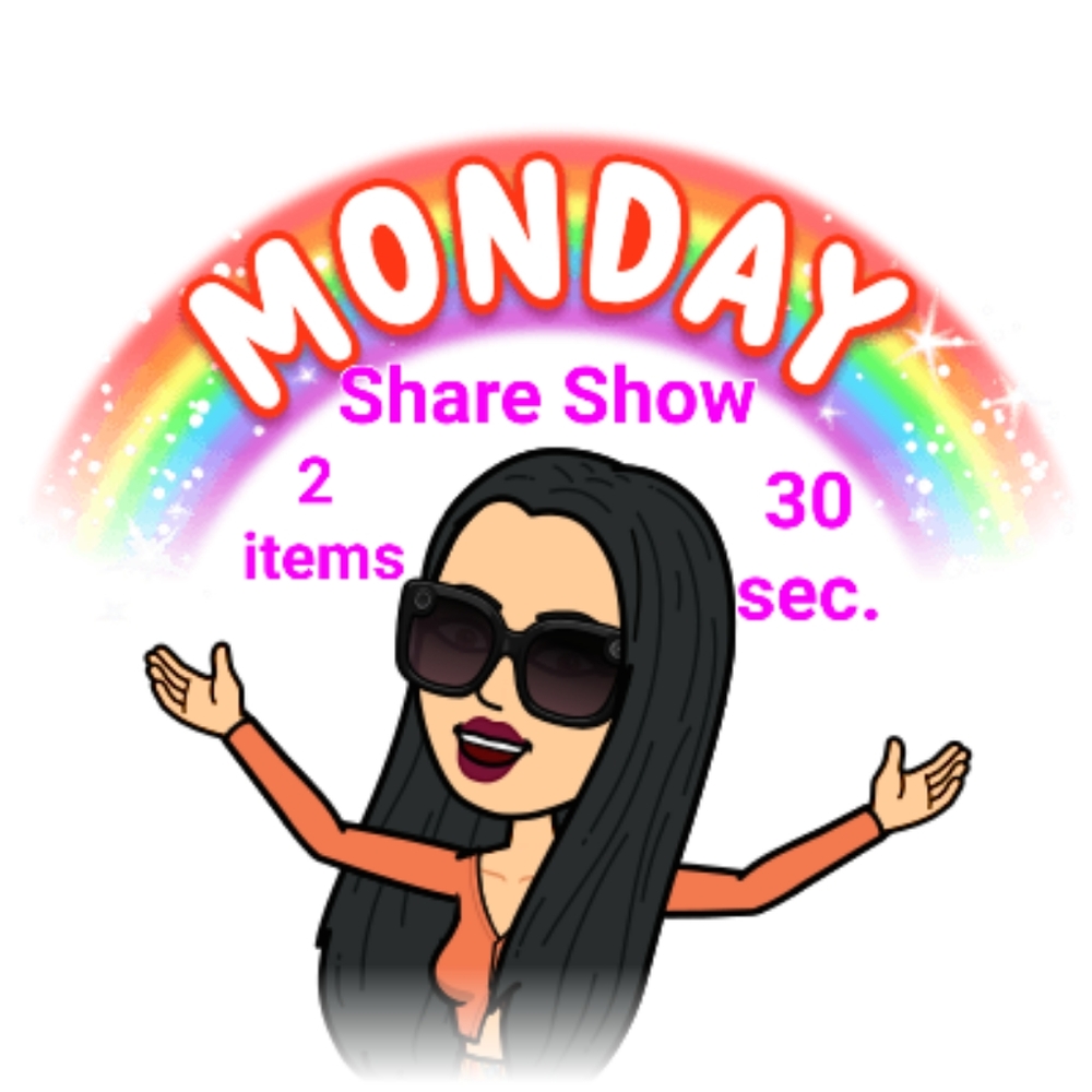 SHARE SHOW @ 11am EST TRAY IS OPEN 2 ITEMS 30 SECONDS ONLY ....